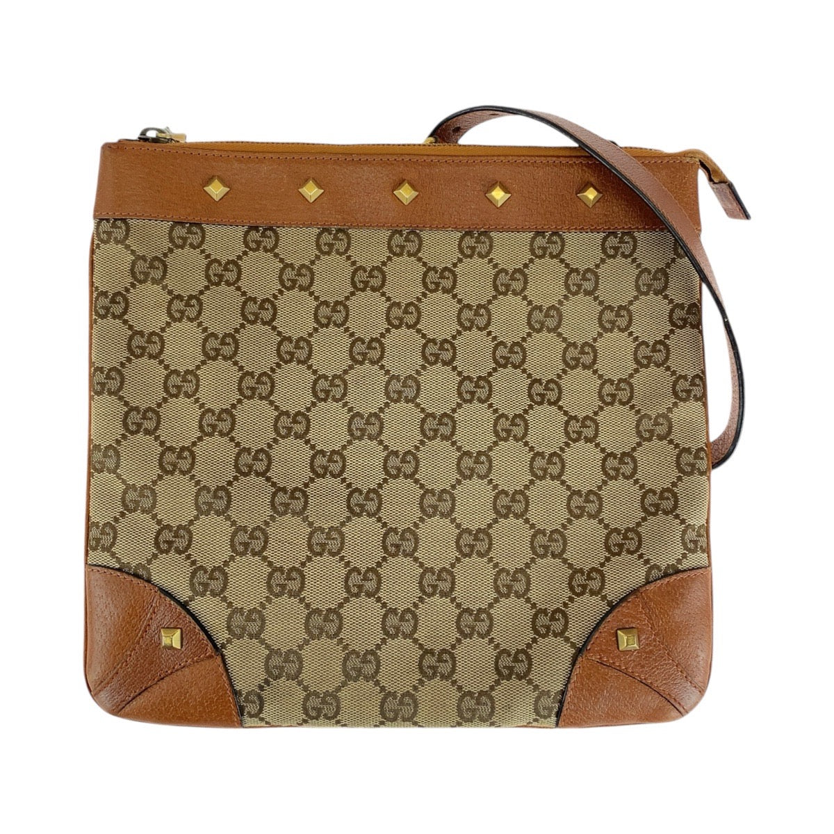 Luxury Gucci Trending 2025 GG Canvas Leather Shoulder Bag