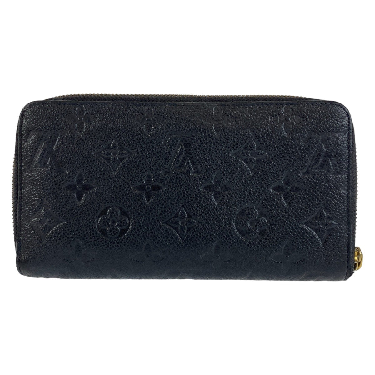 Louis Vuitton Monogram Empreinte Zippy Wallet Black M61864