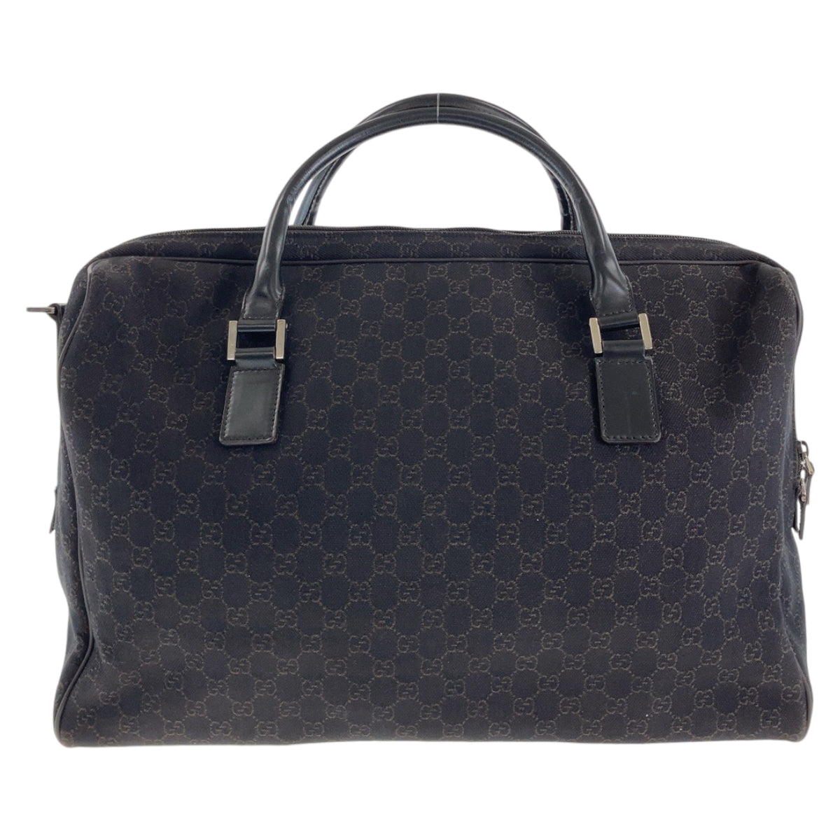 Luxury Gucci Trending 2025 GG Canvas Leather Boston Bag