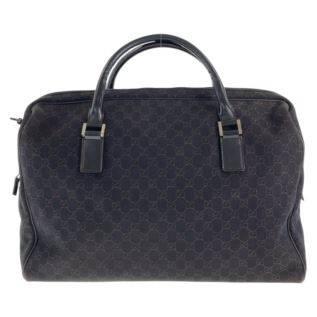 Luxury Gucci Trending 2025 GG Canvas Leather Boston Bag