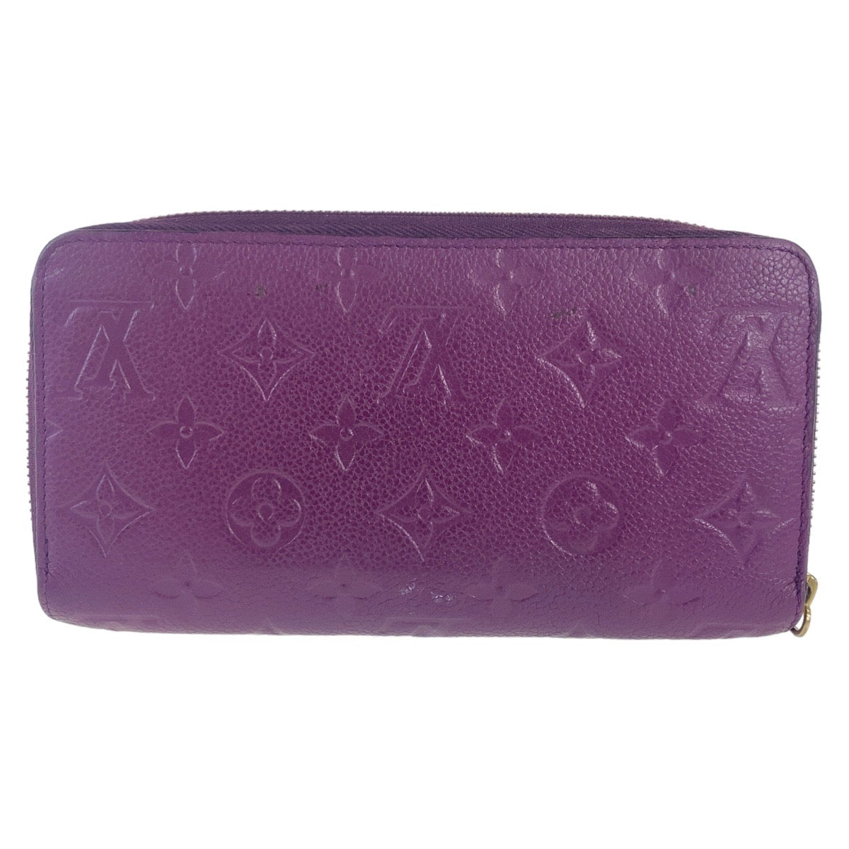 Louis Vuitton Monogram Zippy Wallet Leather