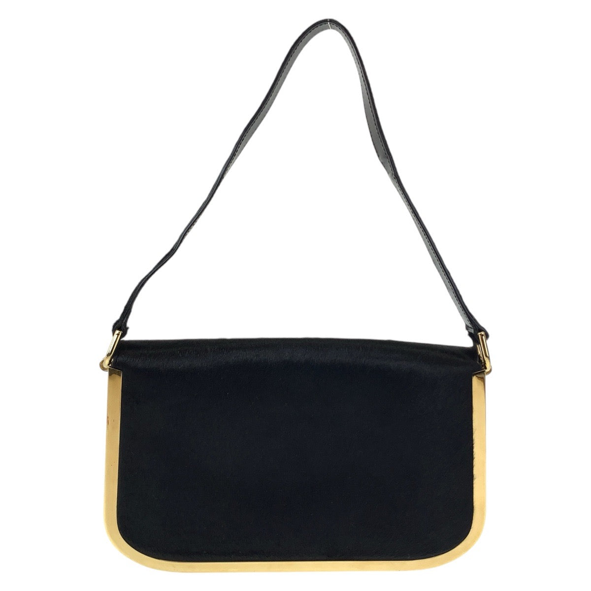 Luxury Gucci Trending 2025 Vintage Black Gold Shoulder Bag