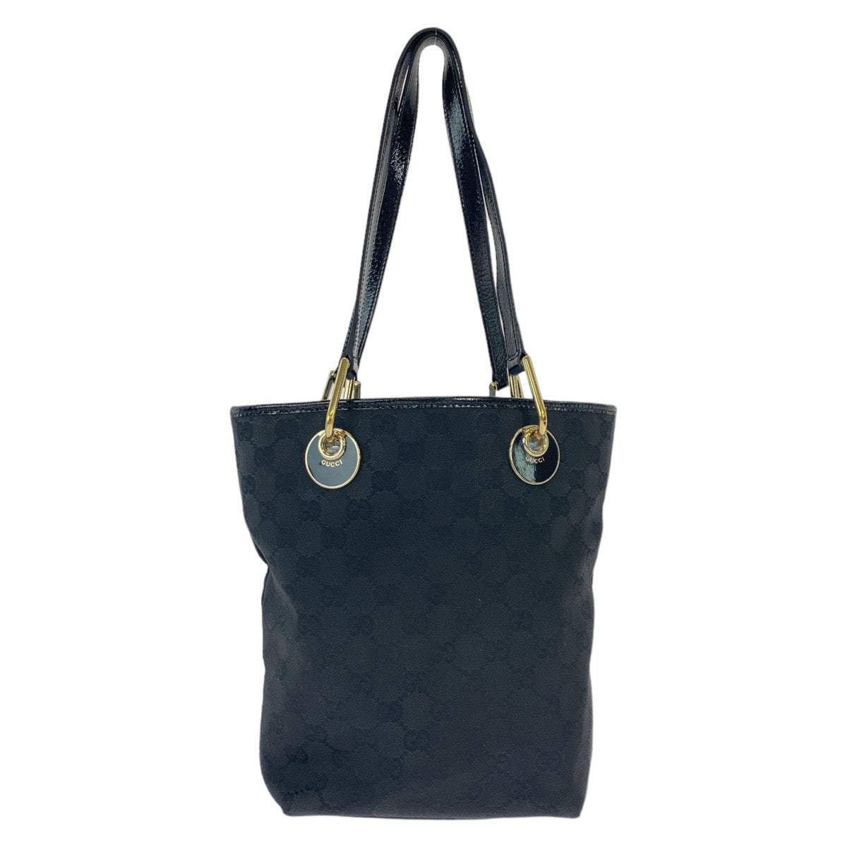 Luxury Gucci Trending 2025 Black GG Canvas Tote Bag