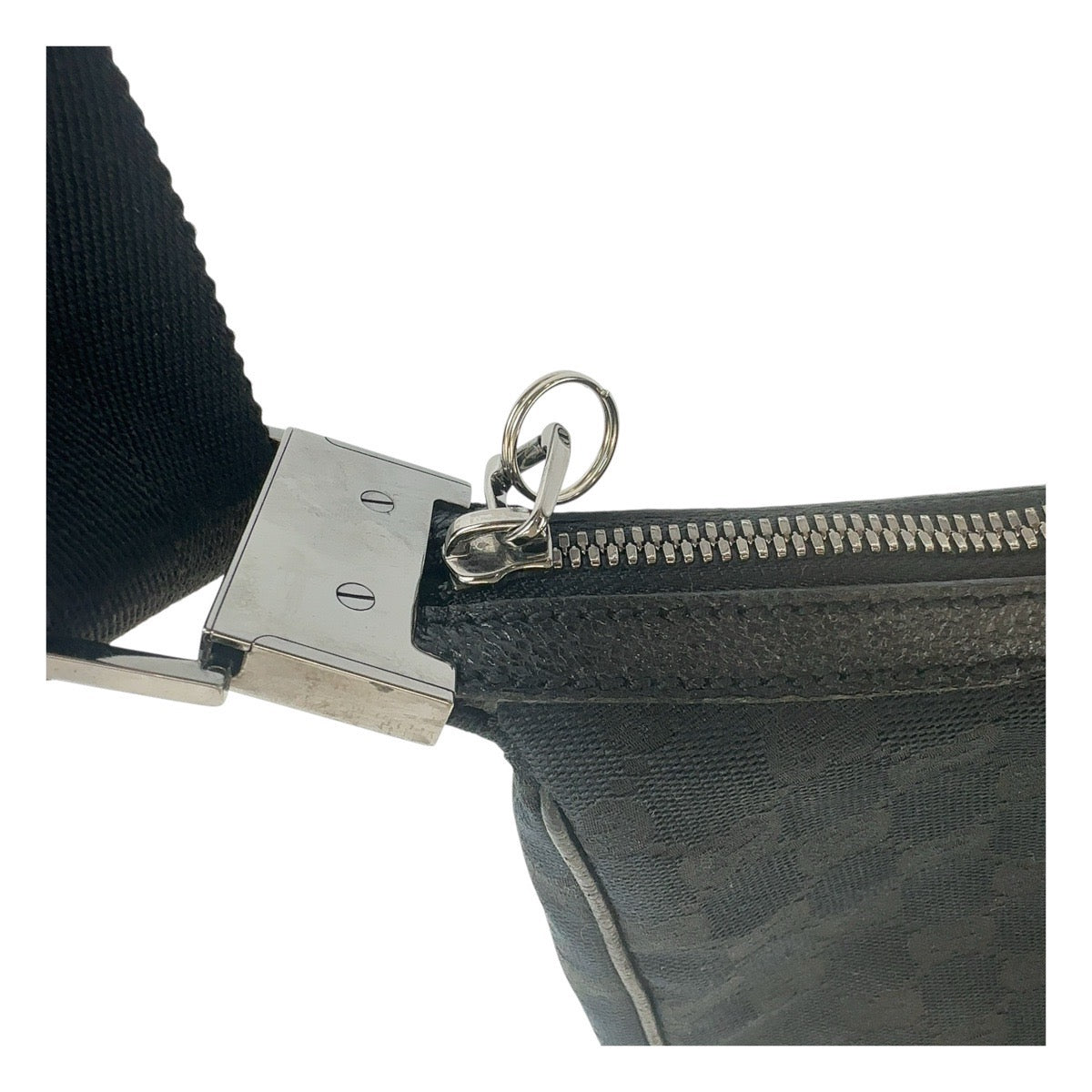 Luxury Gucci Trending 2025 Black GG Canvas Shoulder Bag