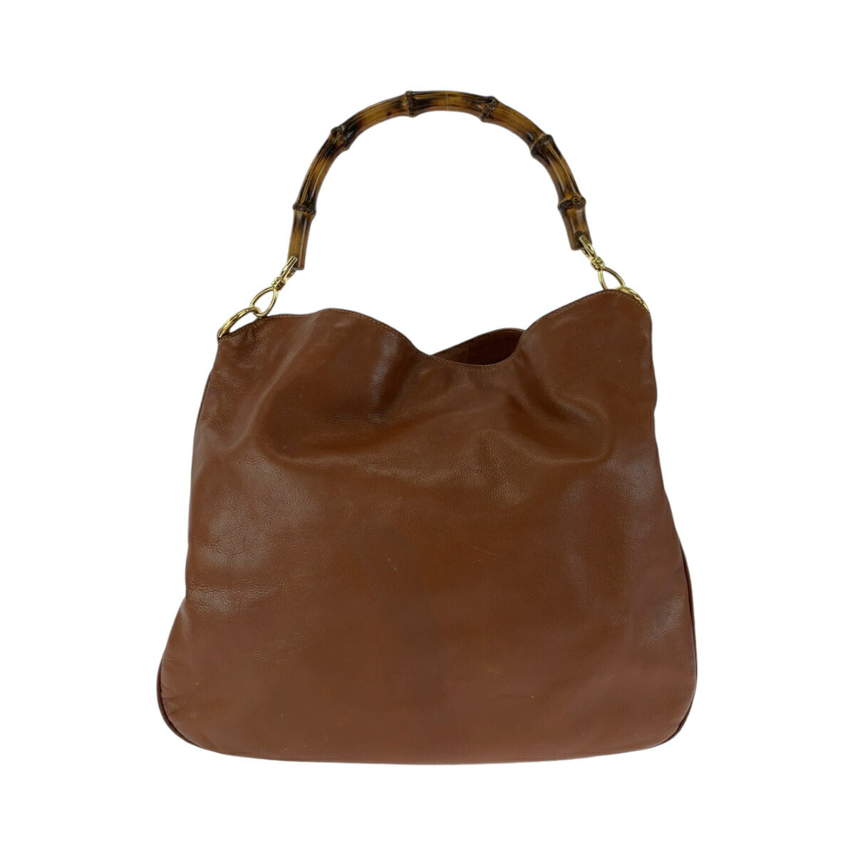 Luxury Gucci Trending 2025 Vintage Bamboo Leather 2way Bag