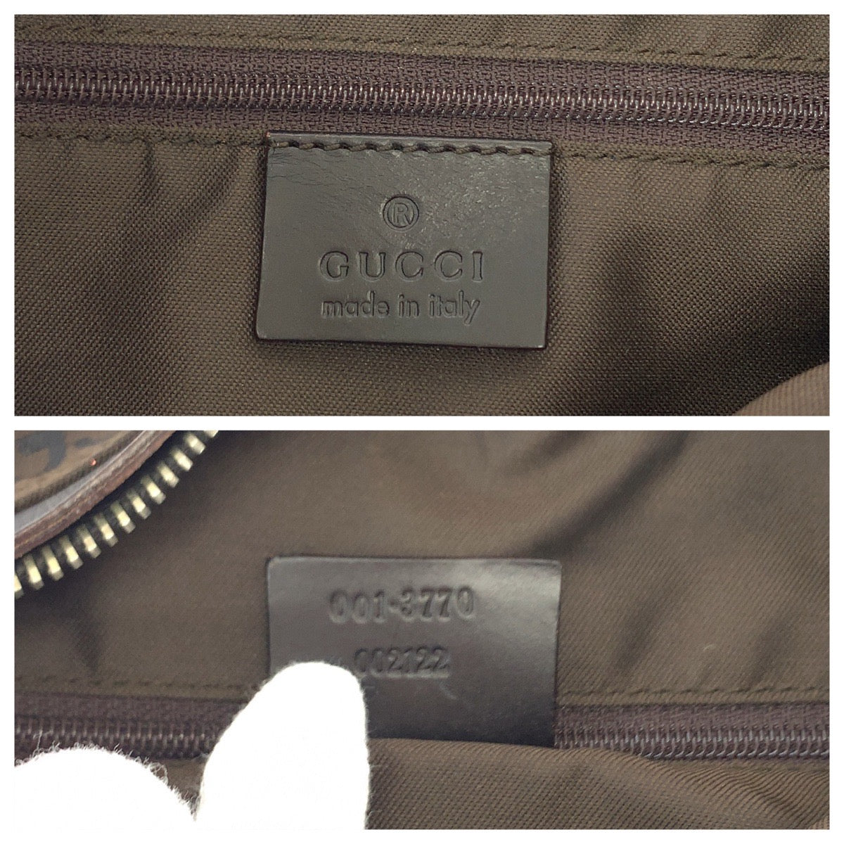 Luxury Gucci Trending 2025 Nylon Shoulder Bag Brown Silver Hardware