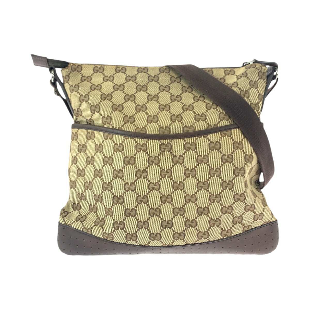 Luxury Gucci Trending 2025 GG Canvas Leather Shoulder Bag