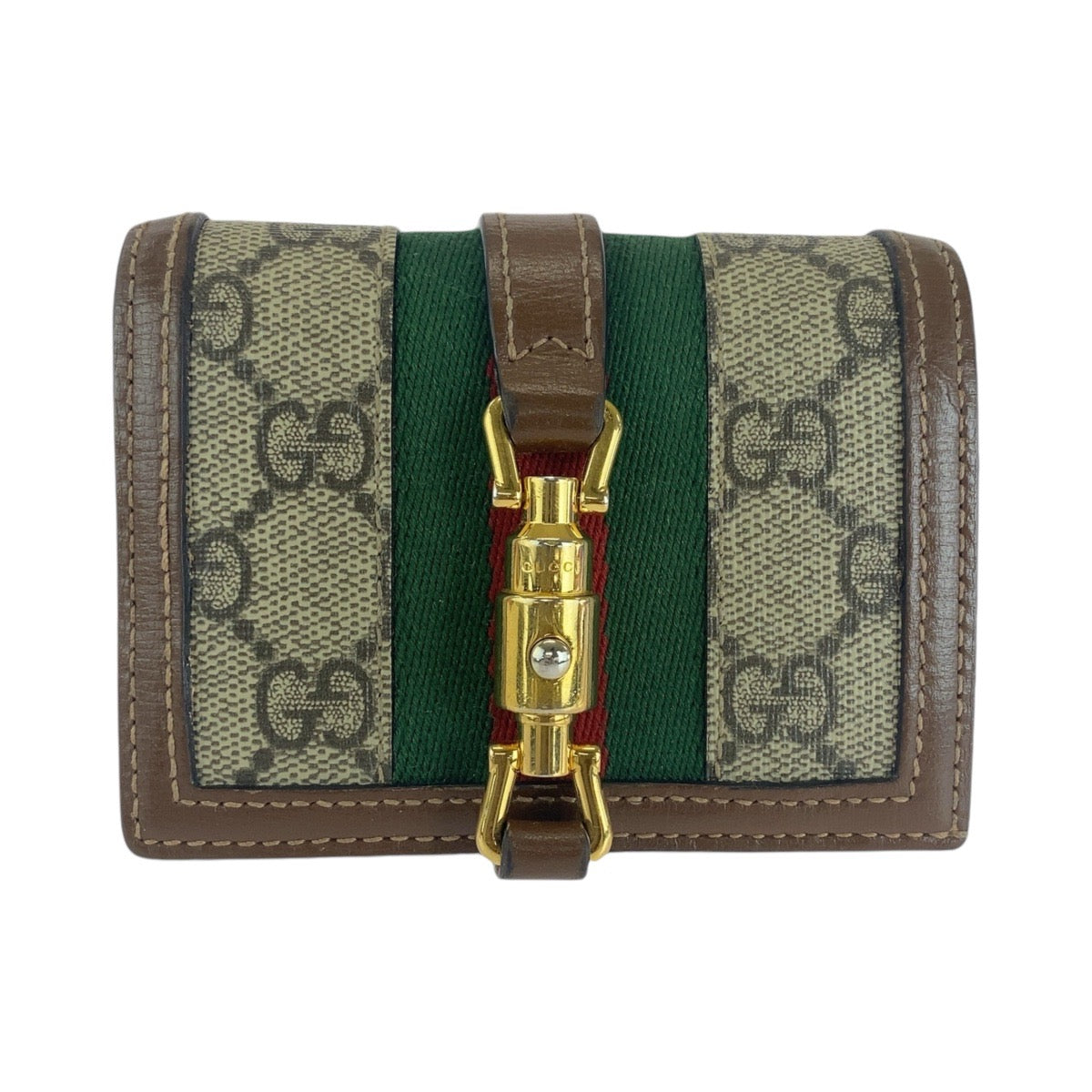 Luxury Gucci Trending 2025 Jackie Brown Multicolor Compact Wallet