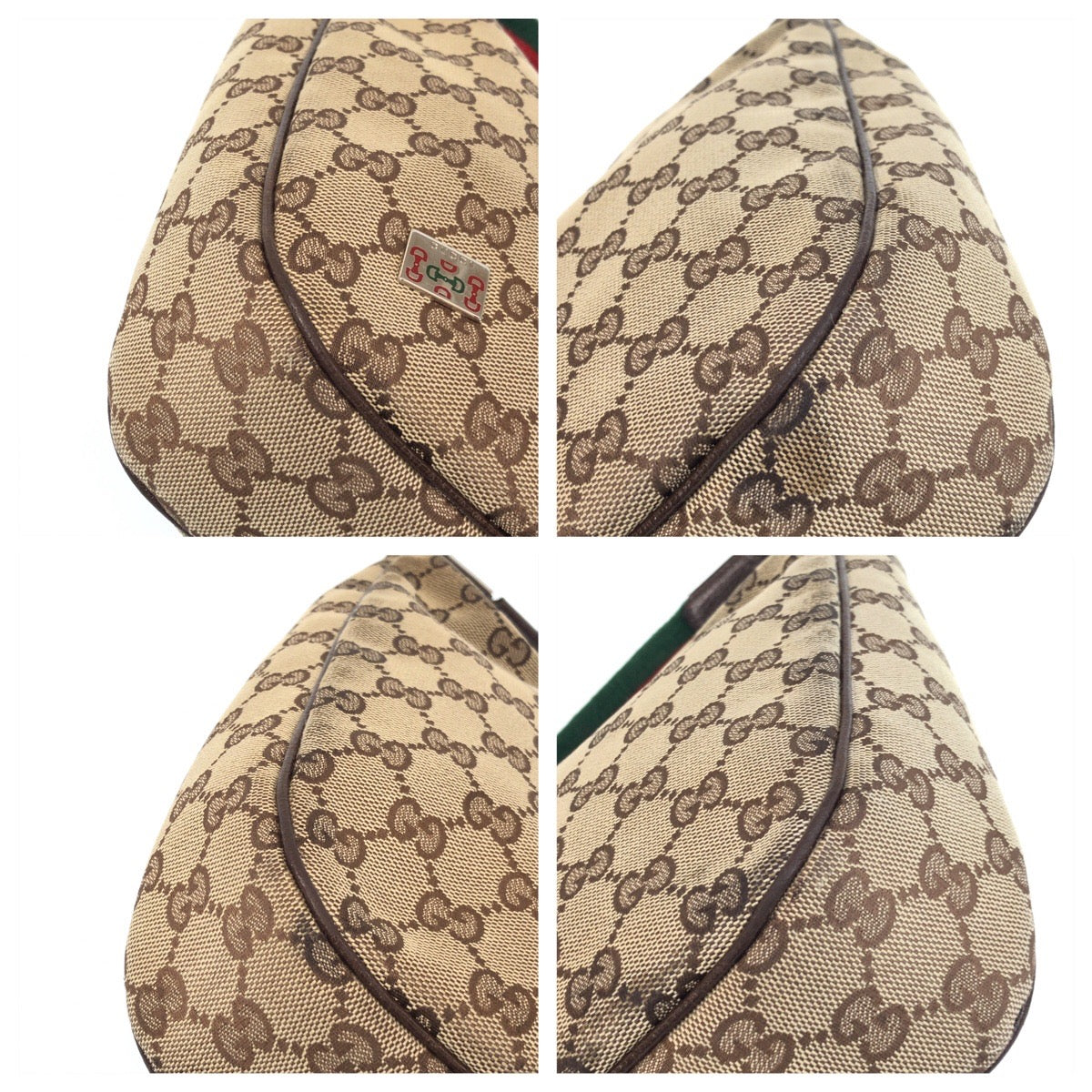 Luxury Gucci Trending 2025 GG Canvas Leather Shoulder Bag