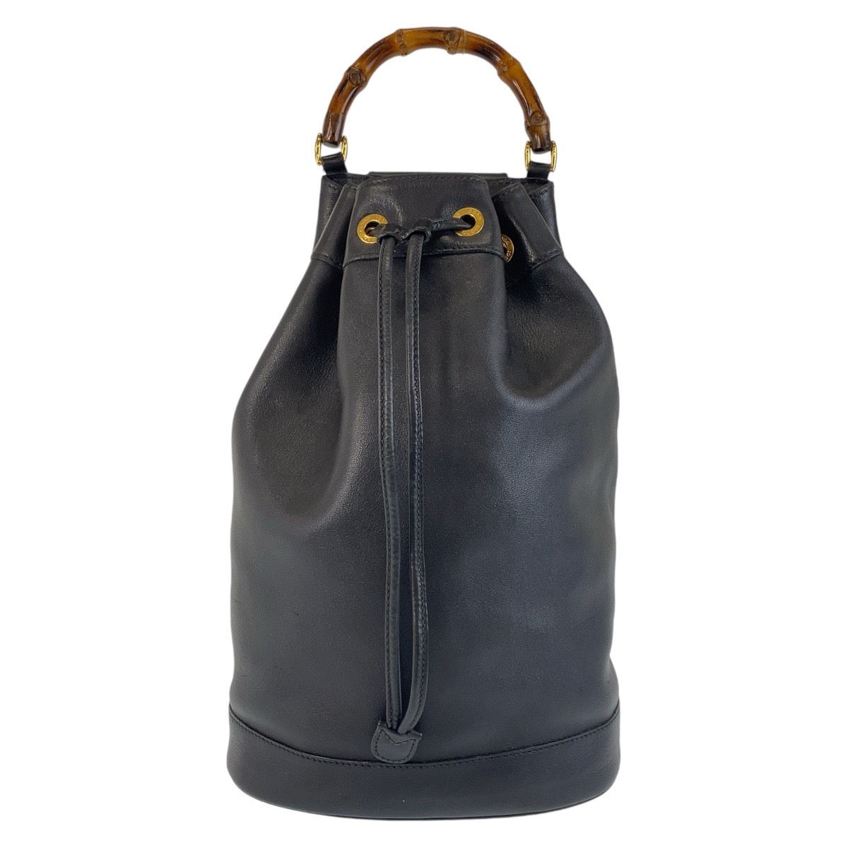 Luxury Gucci Trending 2025 Bamboo Leather Shoulder Bag Black