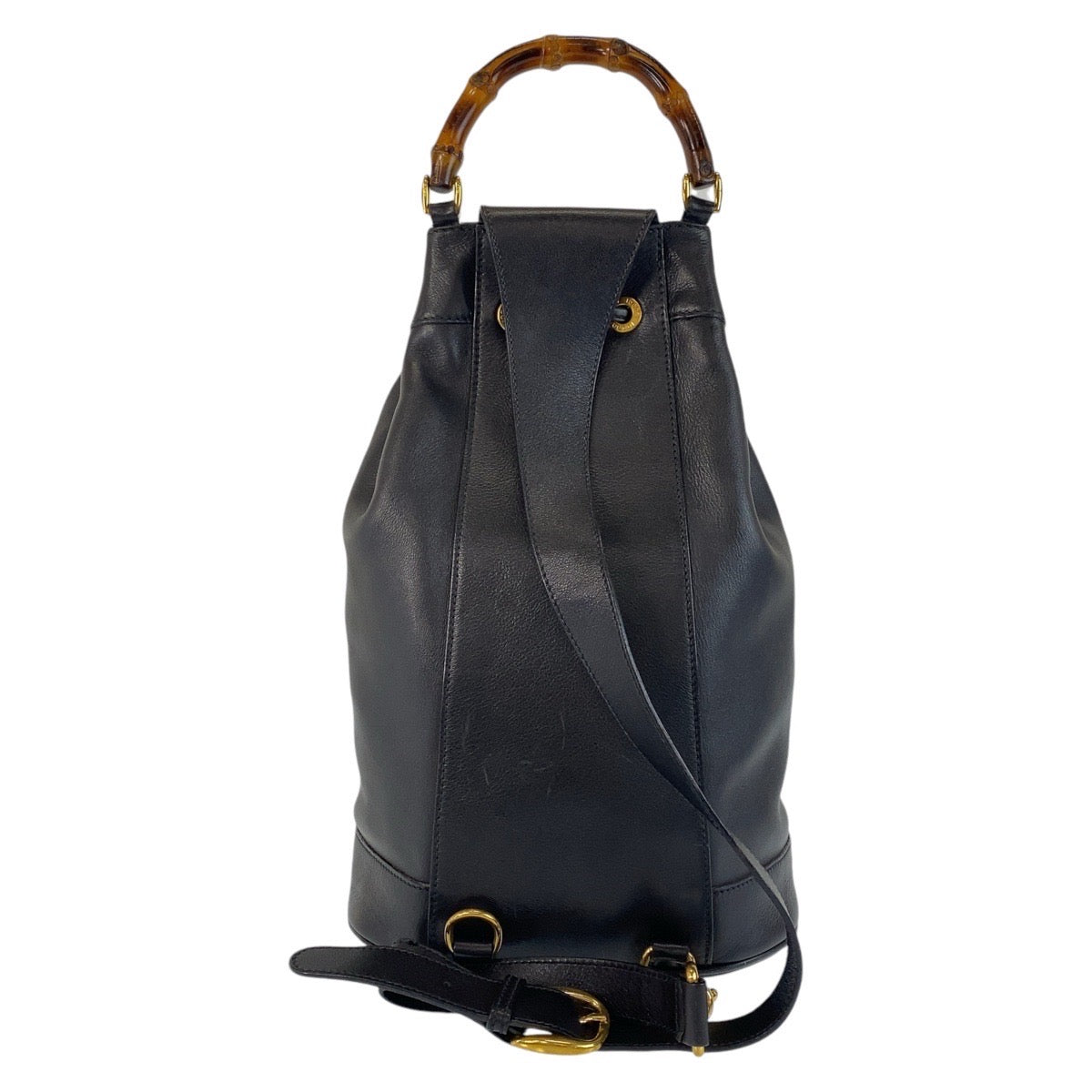 Luxury Gucci Trending 2025 Bamboo Leather Shoulder Bag Black