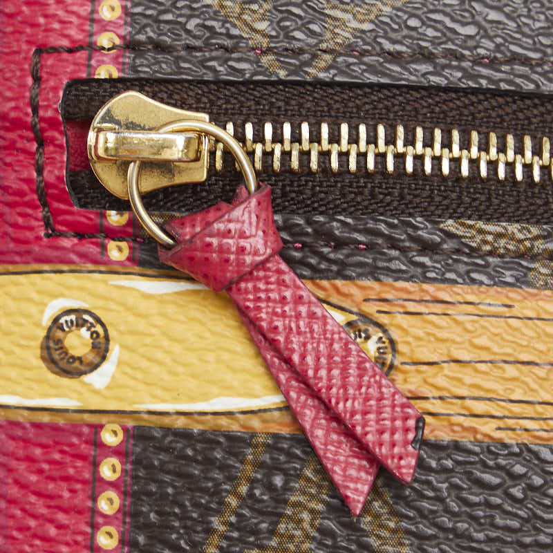 Louis Vuitton Monogram Samartank Pochette Weekend Long Wallet  Chain Wallet M62456 Brown PVC  Louis Vuitton