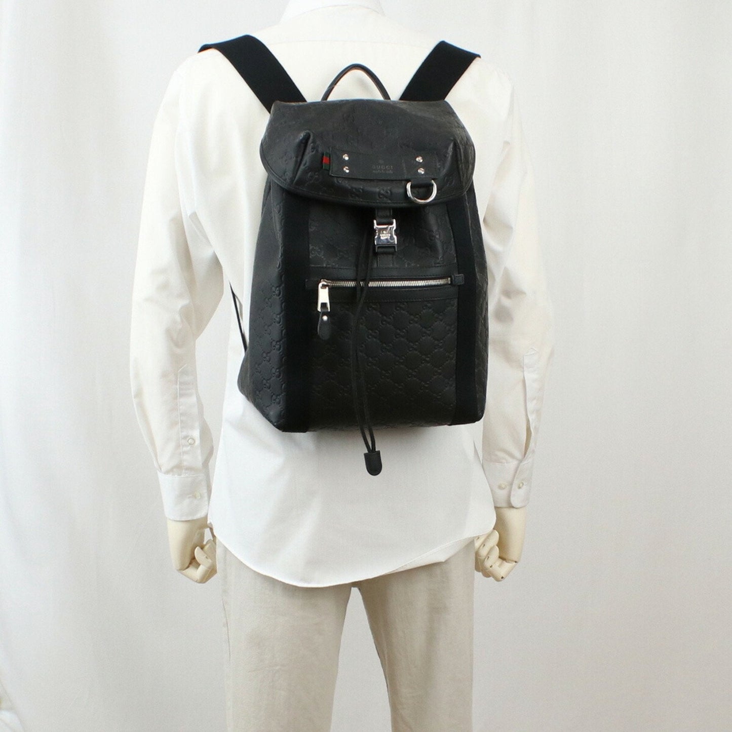 Gucci Guccissima  Leather Backpack Bag ()