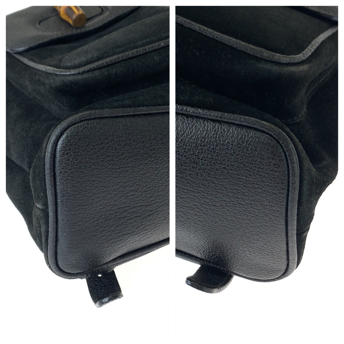 Luxury Gucci Trending 2025 Suede/Leather Bamboo Backpack