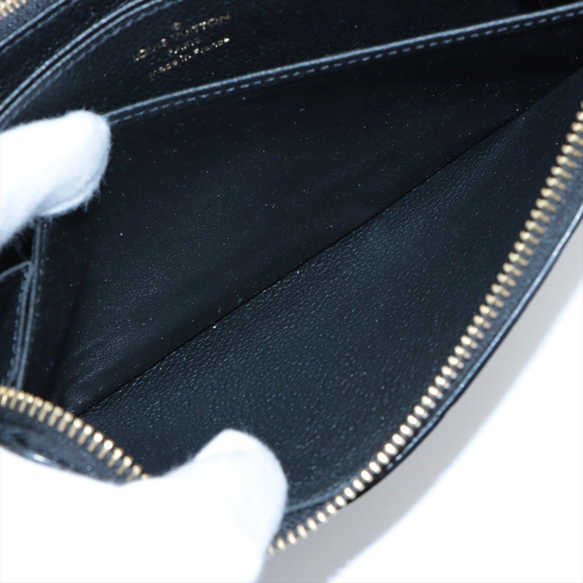 Louis Vuitton Monogram Amplant  Wallet M61864 Noneir Round Zip Wallet