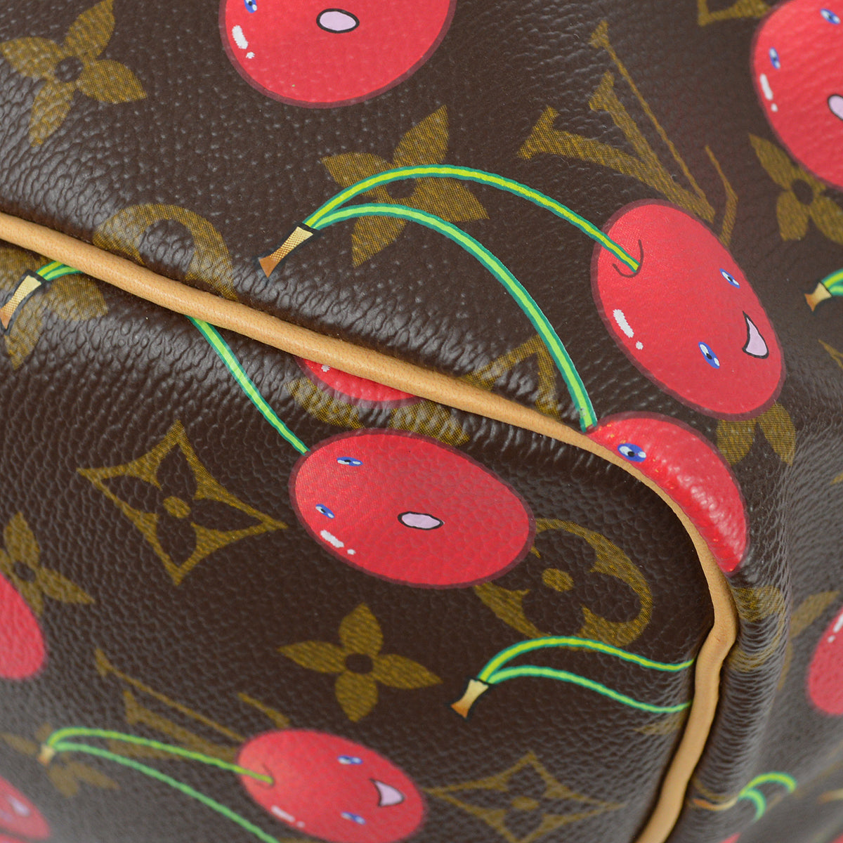 Louis Vuitton * 2005 Monogram Cherry Keepall 45 M95011