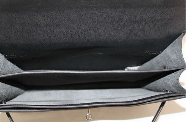 Luxury Hermes Briefcases H269 Briefcase Cow Leather Black Bag