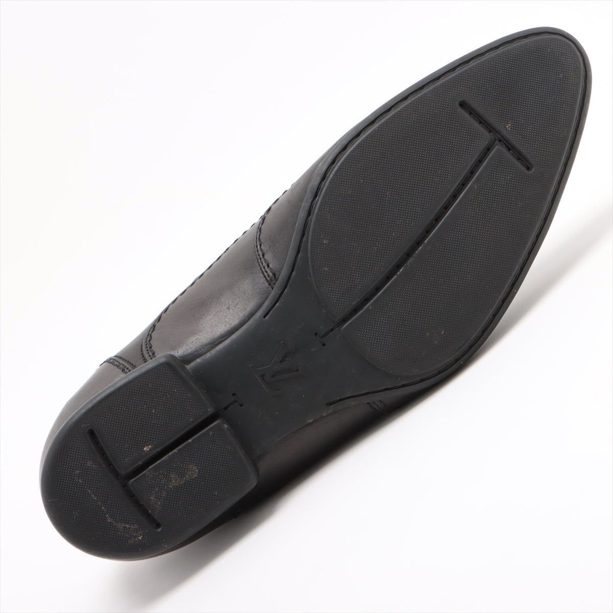 Louis Vuitton 11 Years 7  Leather Shoes Black FD0161