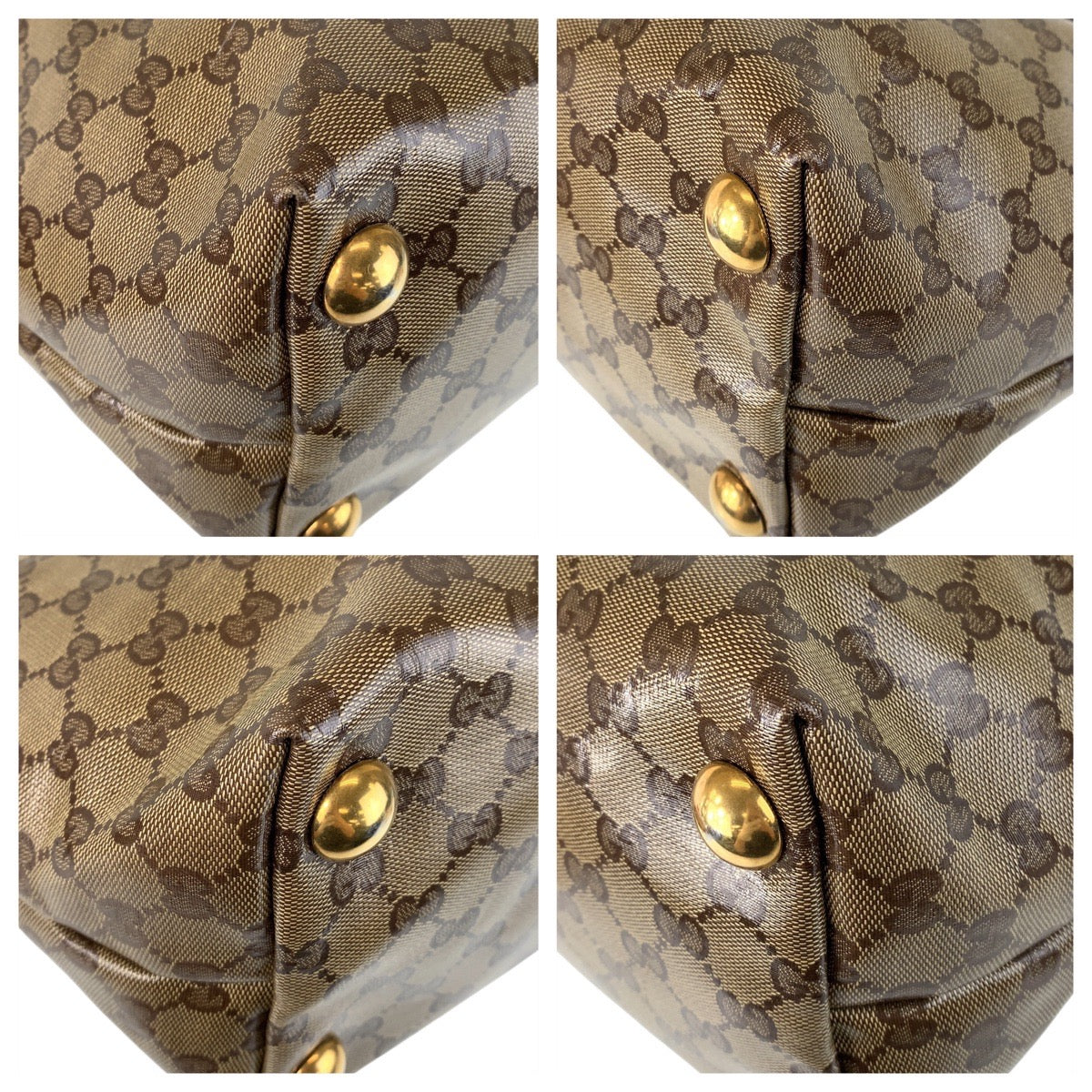 Luxury Gucci Trending 2025 GG Crystal Tote Shoulder Bag