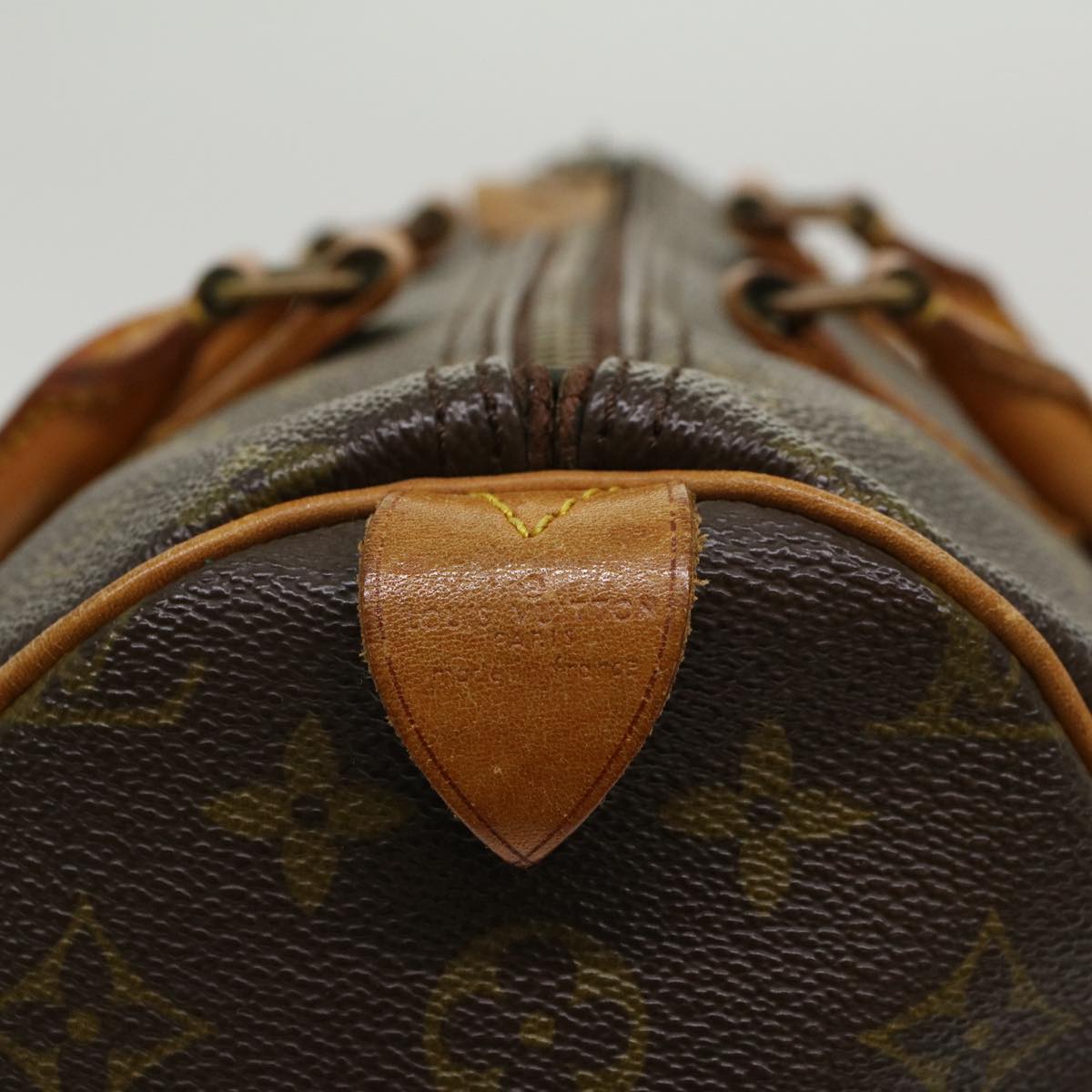 LOUIS VUITTON Monogram Speedy 35 Hand Bag M41524 LV 41042