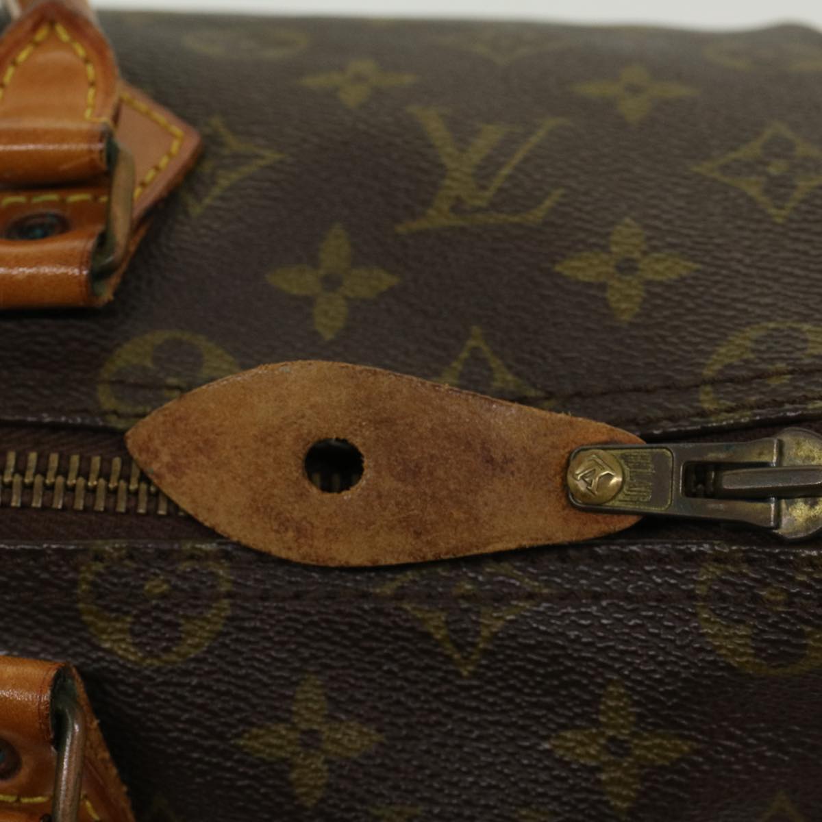 LOUIS VUITTON Monogram Speedy 35 Hand Bag M41524 LV 41042