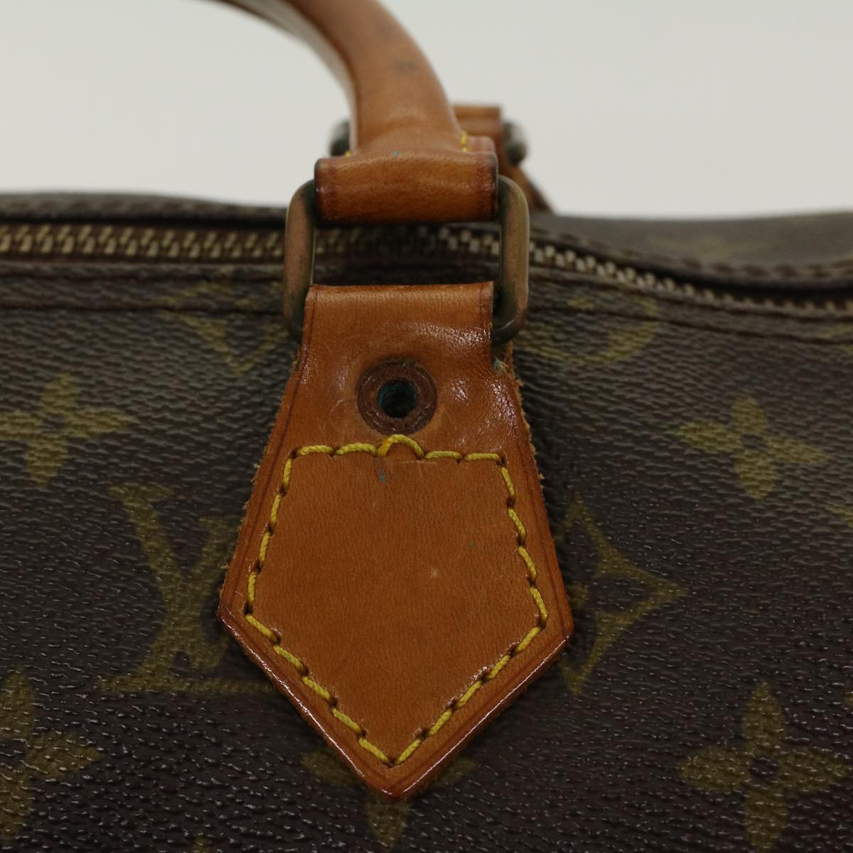 LOUIS VUITTON Monogram Speedy 35 Hand Bag M41524 LV 41042