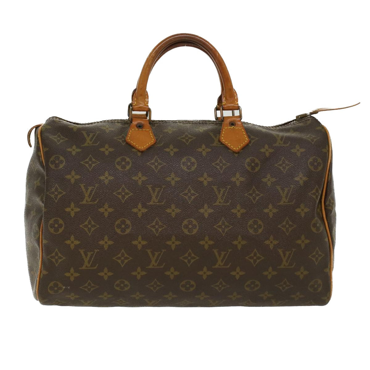 LOUIS VUITTON Monogram Speedy 35 Hand Bag M41524 LV 41042