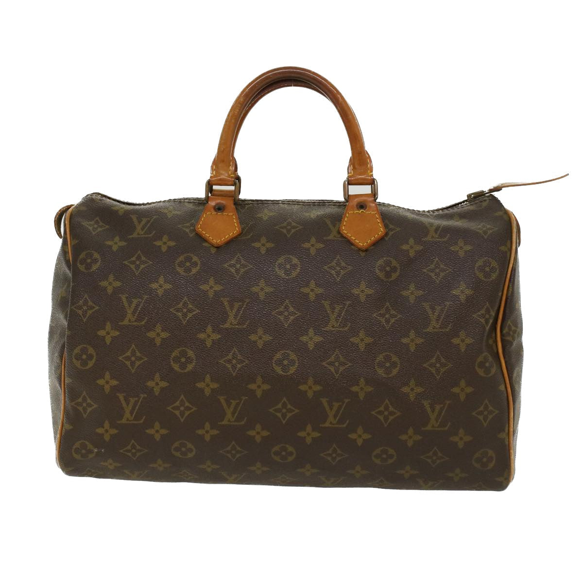 LOUIS VUITTON Monogram Speedy 35 Hand Bag M41524 LV 41042