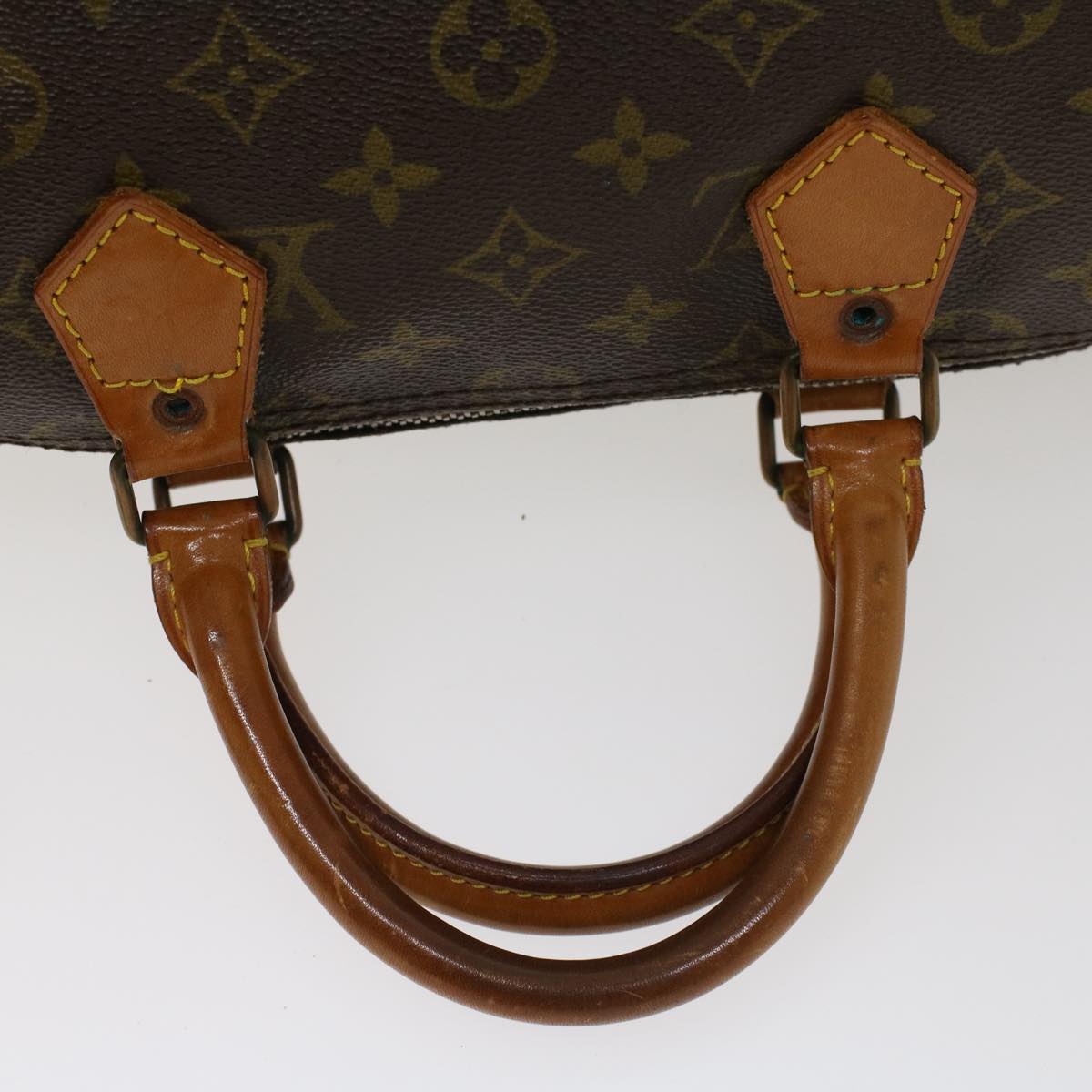 LOUIS VUITTON Monogram Speedy 35 Hand Bag M41524 LV 41042