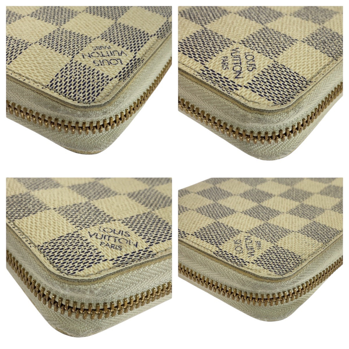 Louis Vuitton Damier Azur Zippy Wallet N60019