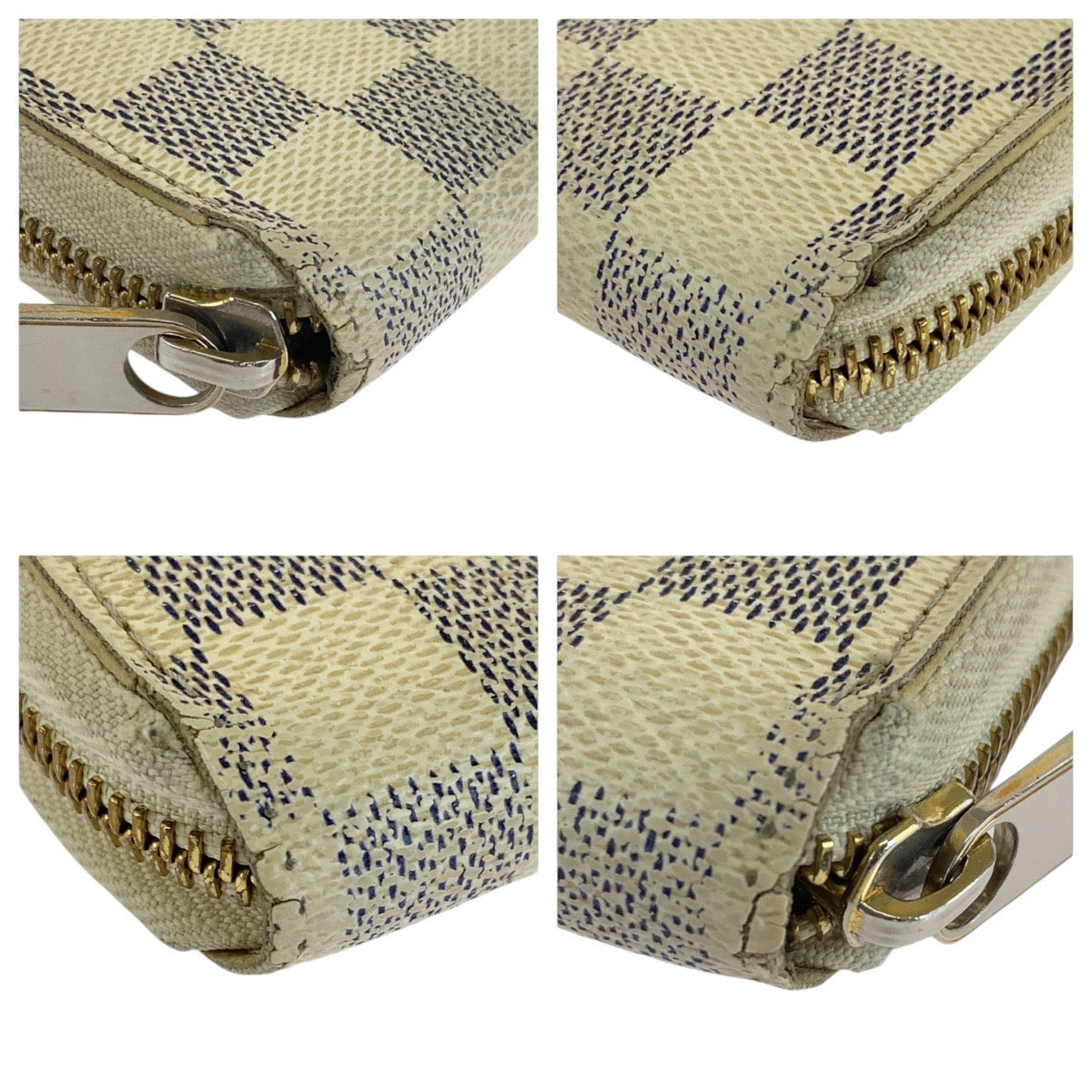 Louis Vuitton Damier Azur Zippy Wallet N60019