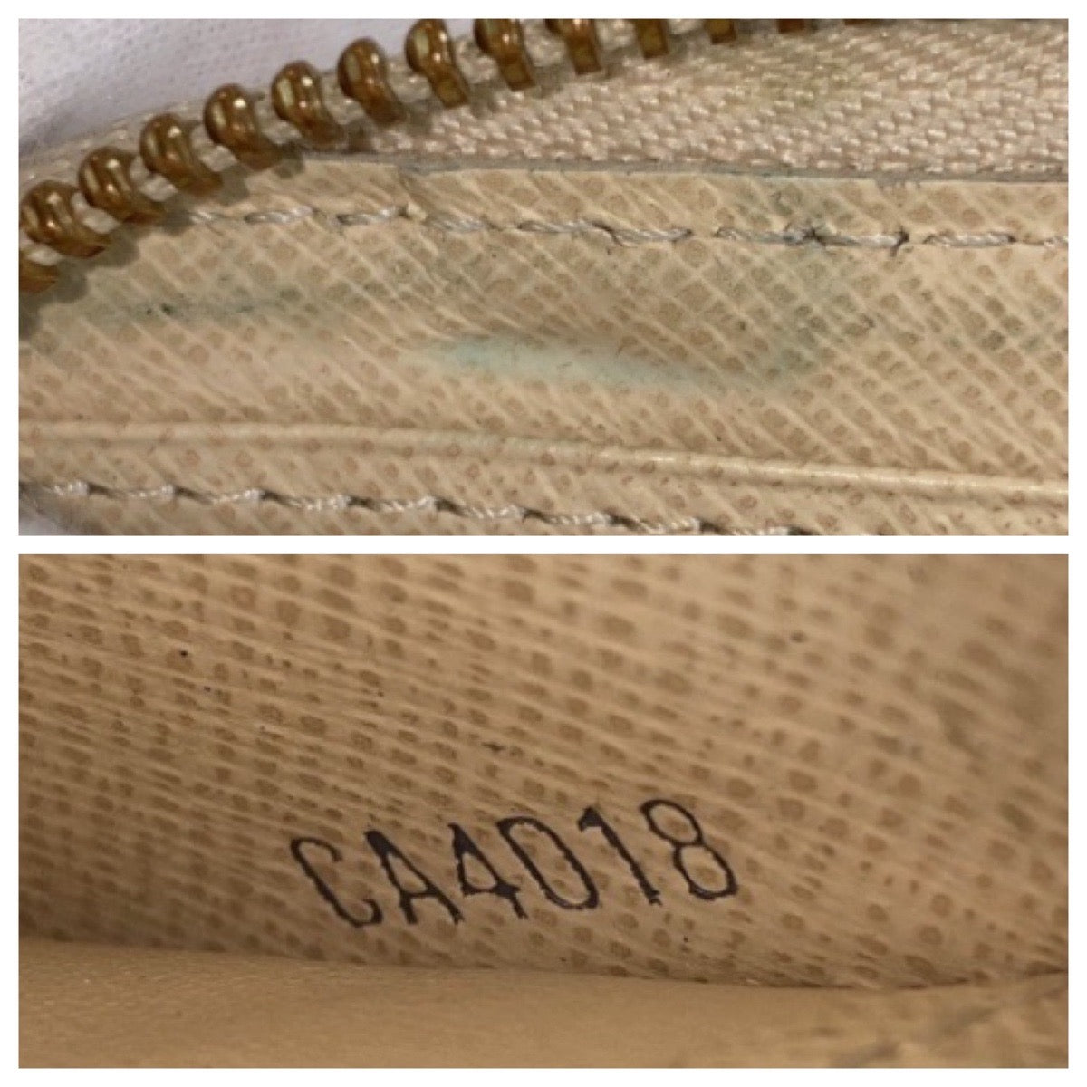 Louis Vuitton Damier Azur Zippy Wallet N60019