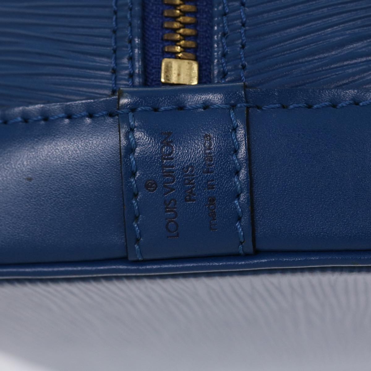 LOUIS VUITTON Epi Alma Hand Bag Toledo Blue M52145 LV 41075