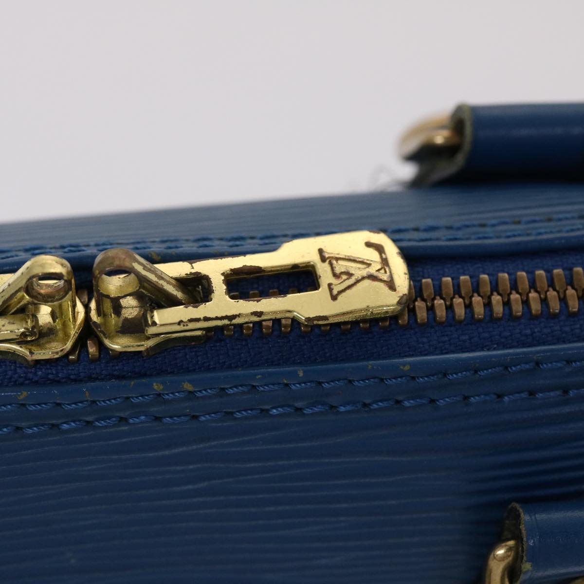 LOUIS VUITTON Epi Alma Hand Bag Toledo Blue M52145 LV 41075