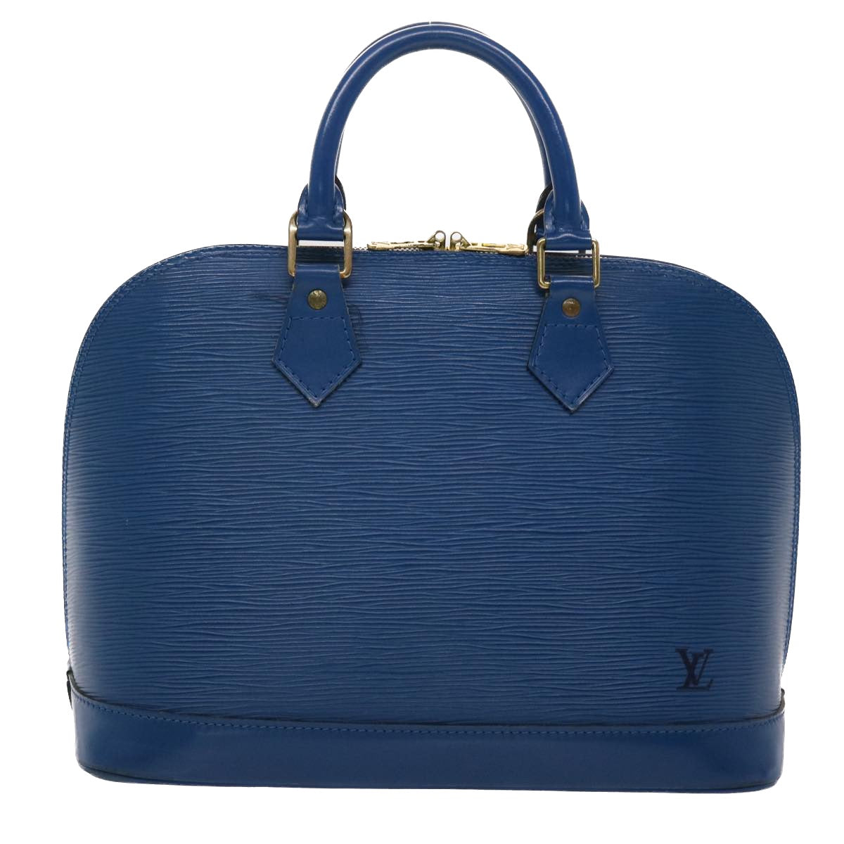 LOUIS VUITTON Epi Alma Hand Bag Toledo Blue M52145 LV 41075
