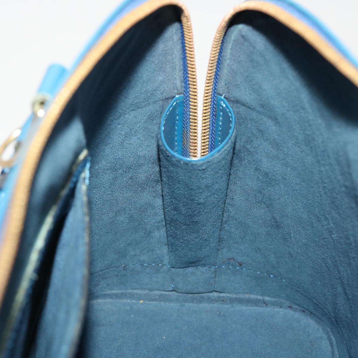 LOUIS VUITTON Epi Alma Hand Bag Toledo Blue M52145 LV 41075