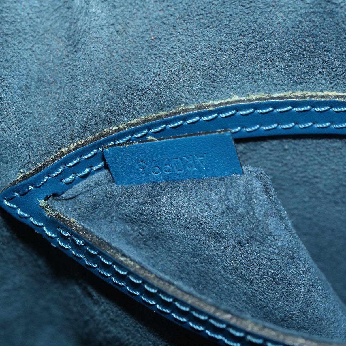 LOUIS VUITTON Epi Alma Hand Bag Toledo Blue M52145 LV 41075