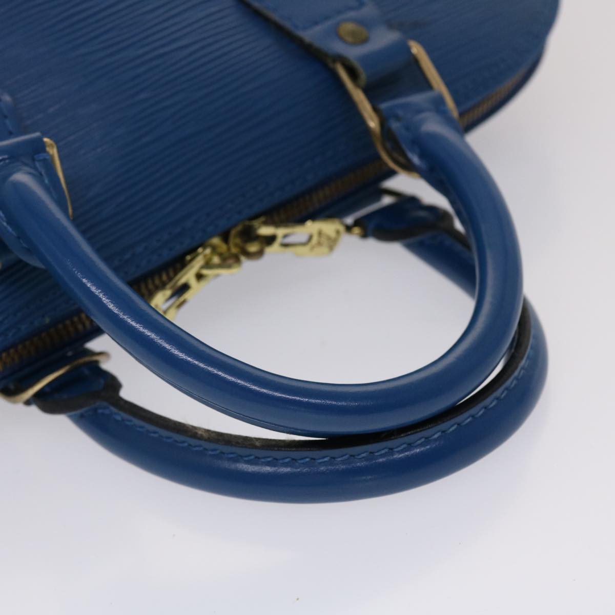 LOUIS VUITTON Epi Alma Hand Bag Toledo Blue M52145 LV 41075