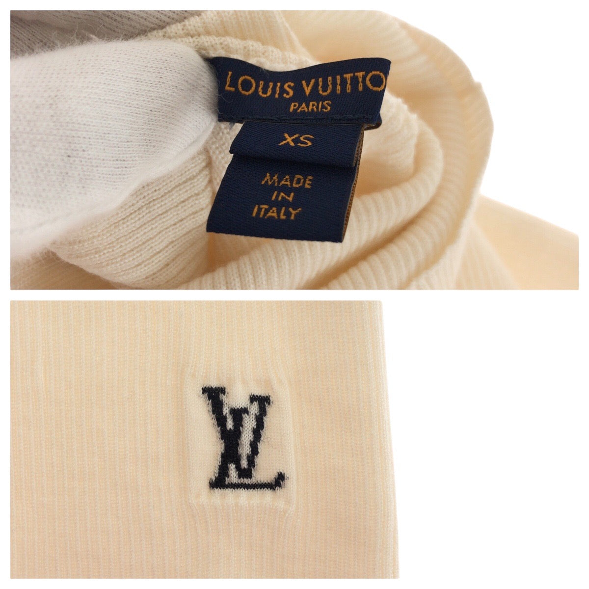 Louis Vuitton Wool/Silk XS Turtleneck Sweater