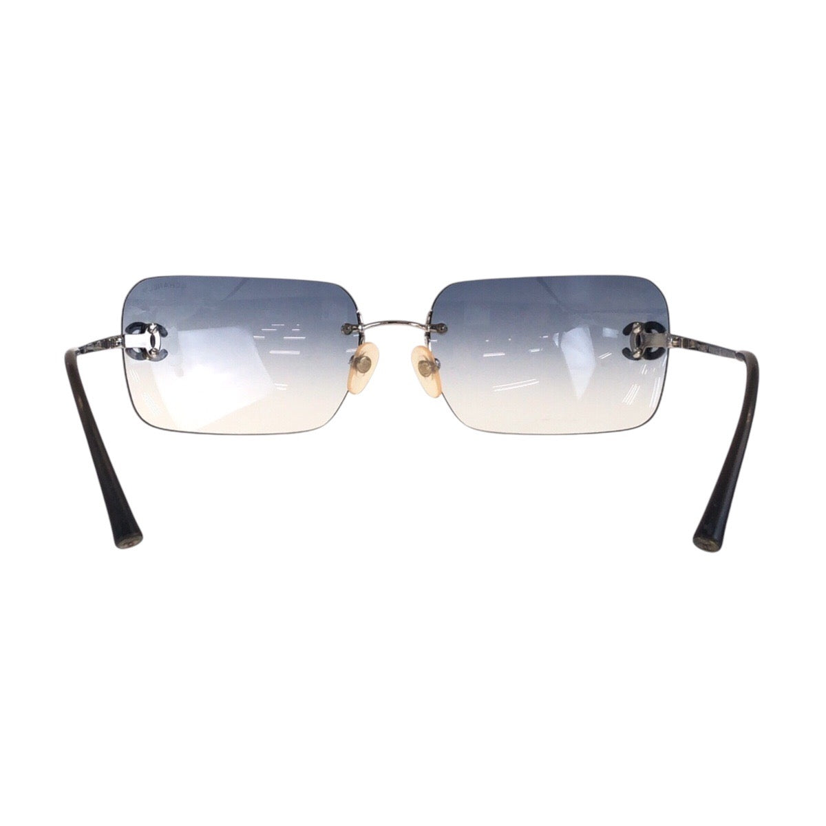 Chanel Coco Mark Plastic/Metal Sunglasses