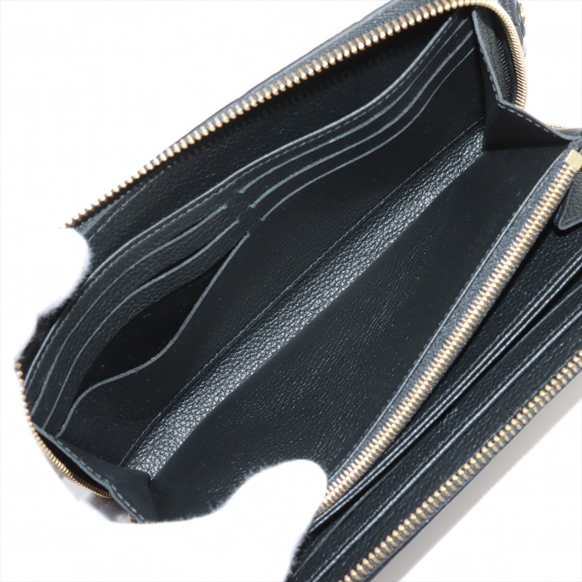 Louis Vuitton Monogram Amplant  Wallet M61864 Noneir Round Zip Wallet