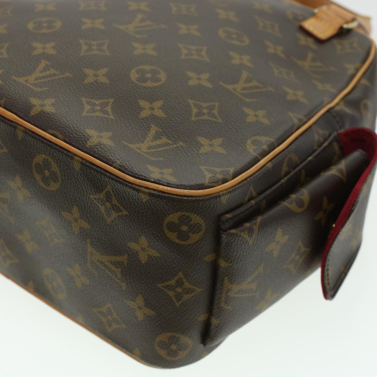 LOUIS VUITTON Monogram Excentri Cite Hand Bag M51161 LV 41505