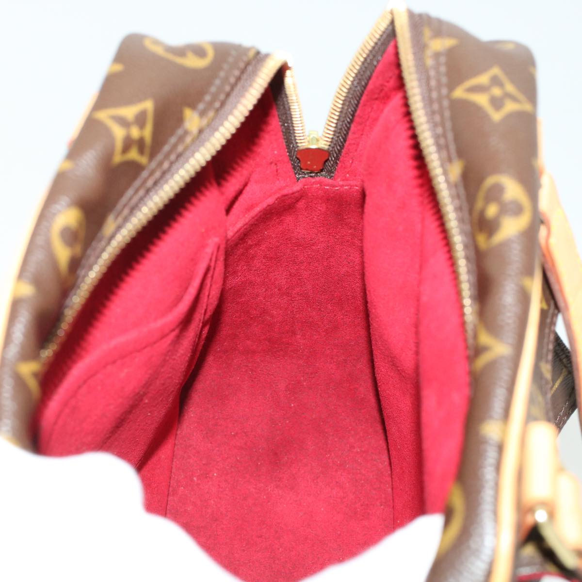 LOUIS VUITTON Monogram Excentri Cite Hand Bag M51161 LV 41505