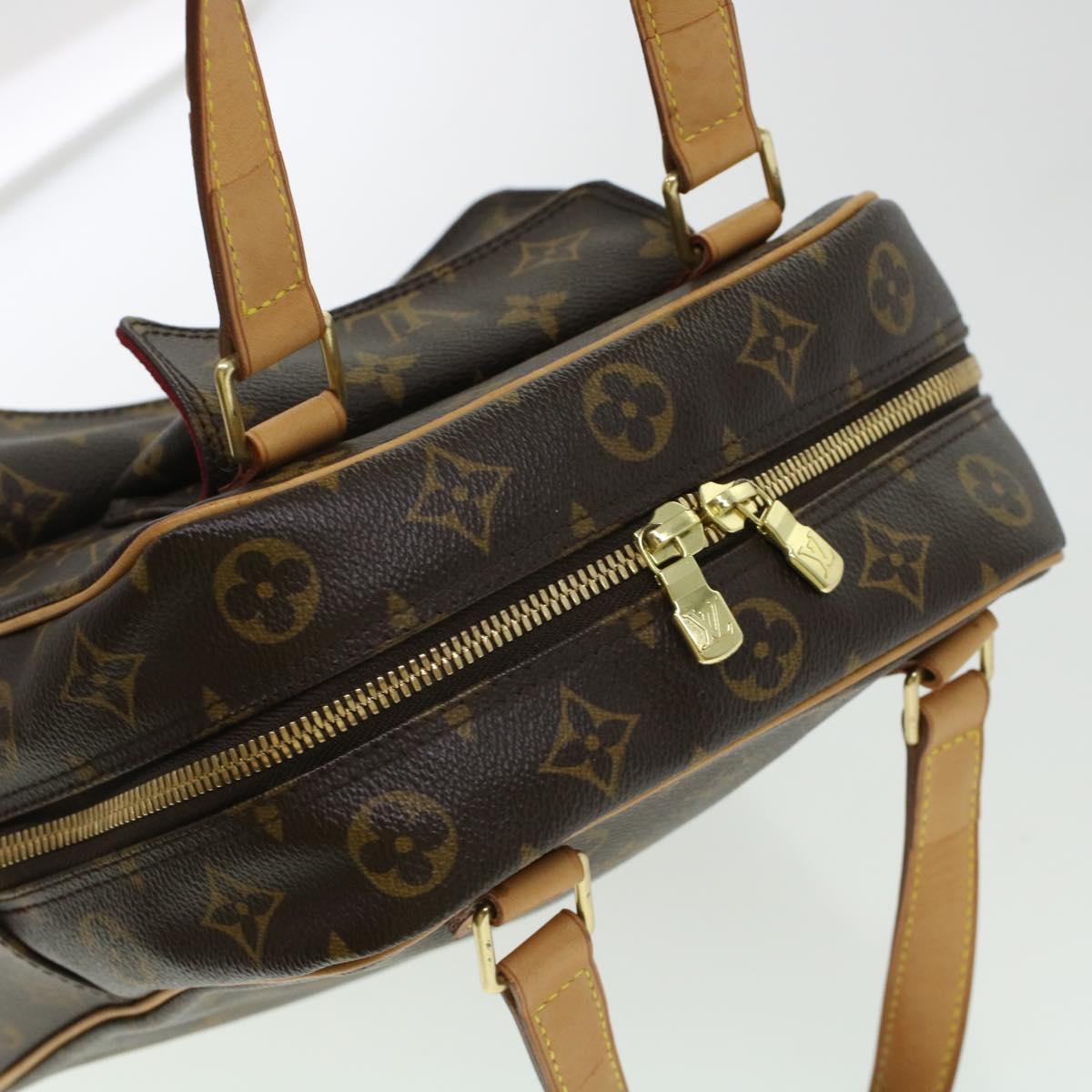 LOUIS VUITTON Monogram Excentri Cite Hand Bag M51161 LV 41505