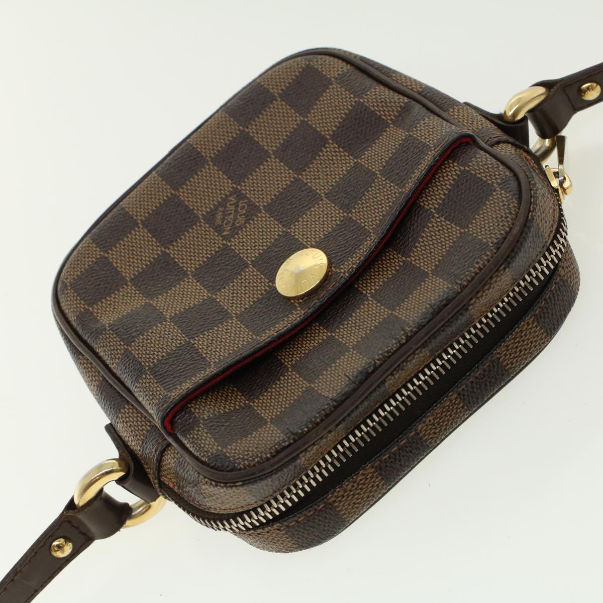 LOUIS VUITTON Damier Ebene Rift Shoulder Bag N60009 LV 41682