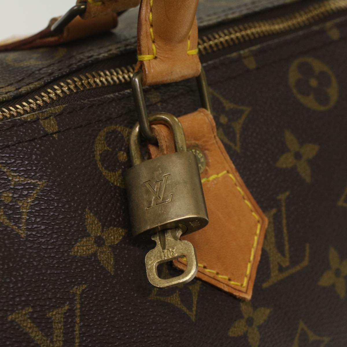 LOUIS VUITTON Monogram Speedy 30 Hand Bag M41526 LV 41699