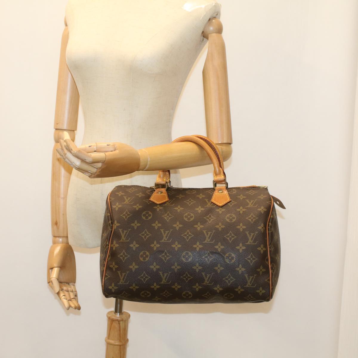 LOUIS VUITTON Monogram Speedy 30 Hand Bag M41526 LV 41699