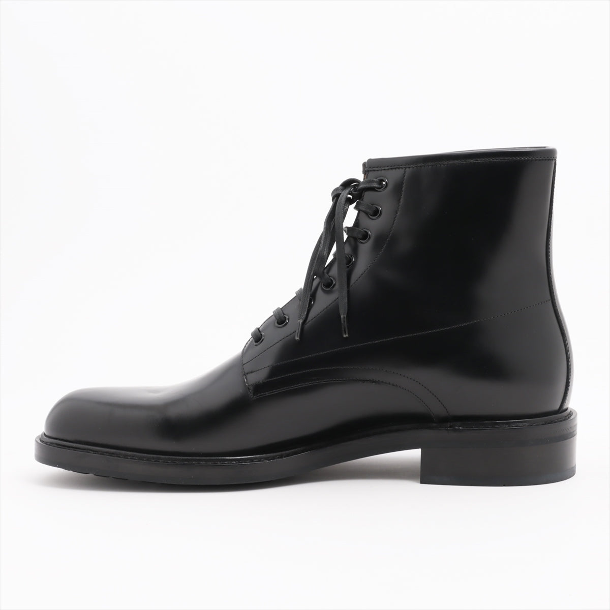 Louis Vuitton 16 Years Leather Boots 9 1/2M  Black DI1106 Change