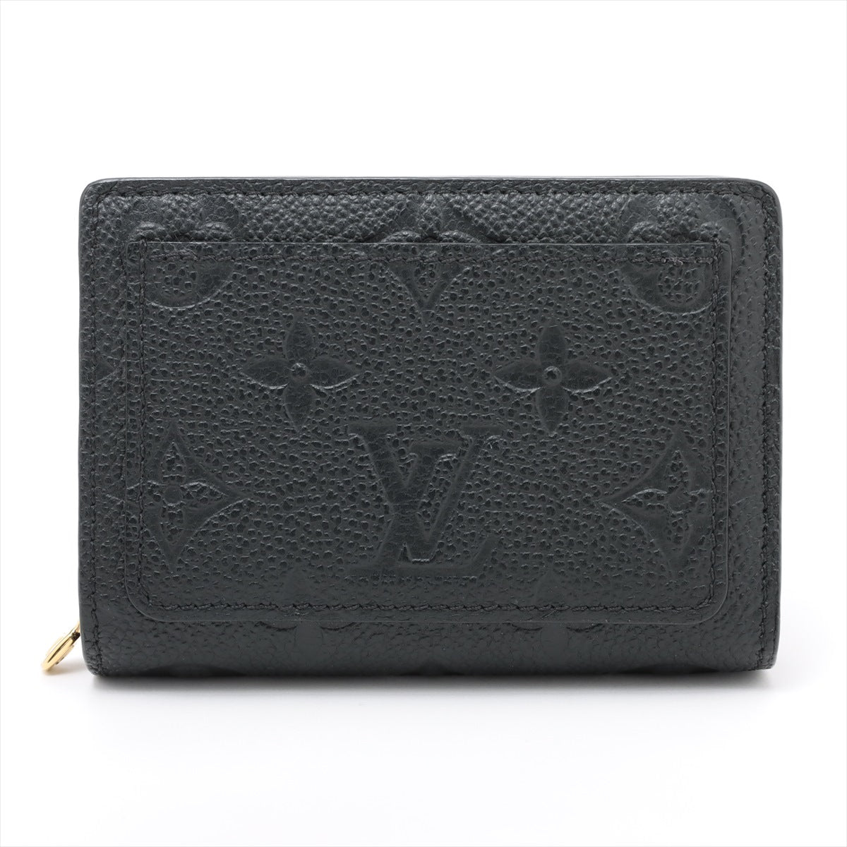 Louis Vuitton Monogram Portfolio Clare M80151 Black Compact Wallet