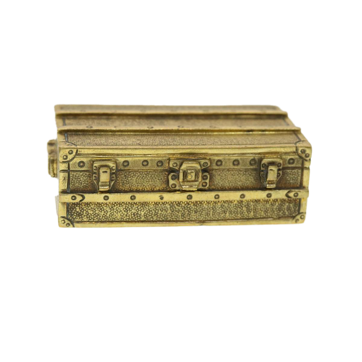 LOUIS VUITTON Paper Weight Metal Gold Tone LV 41942